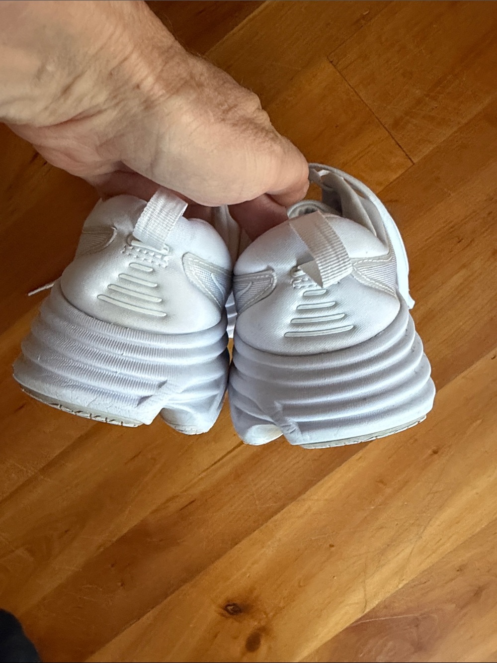 Hoka Bondi 8 White Cushioned Running Sneakers - Picture 5 of 13